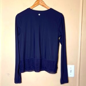 Lululemon Athletica Navy Blue Blouse